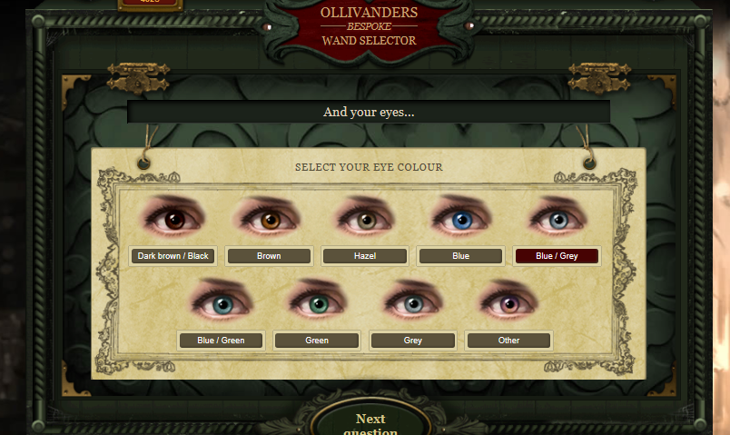 This is how the Pottermore wand quiz works. - Album on Imgur